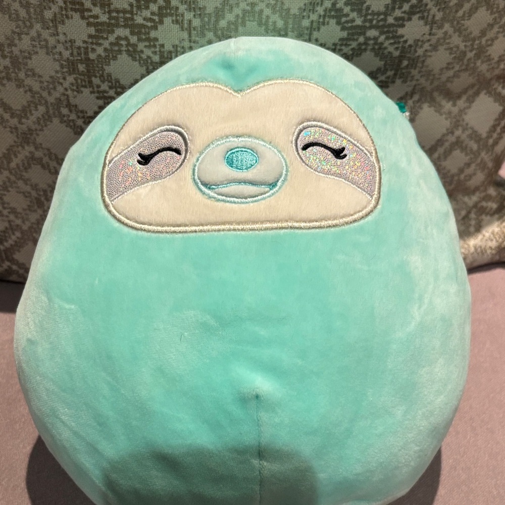 Squishmallows Teal Sloth Plush